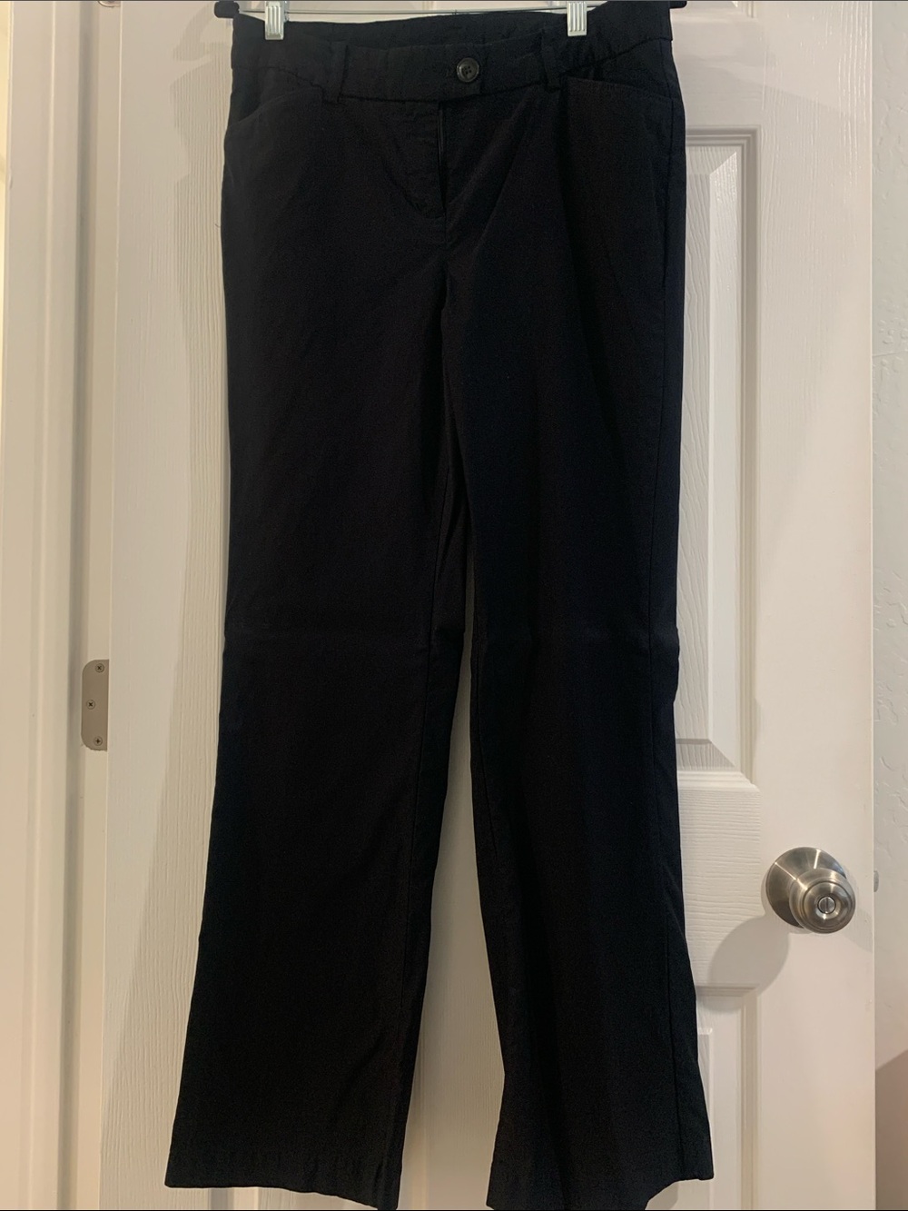 Lane Bryant Black Straight-Leg Pants
